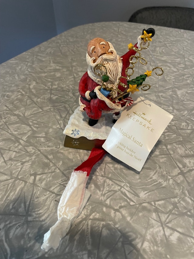 Christmas Hallmark Magical Santa Stocking Holder