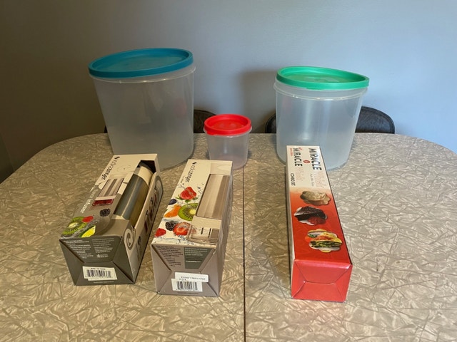 2 New Vodka Zinger infusers, New Miracle Whisk and 3 containers