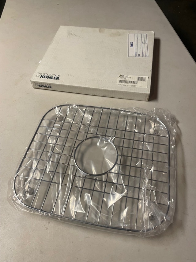 NEW Kohler Stainless Steel Basin Rack