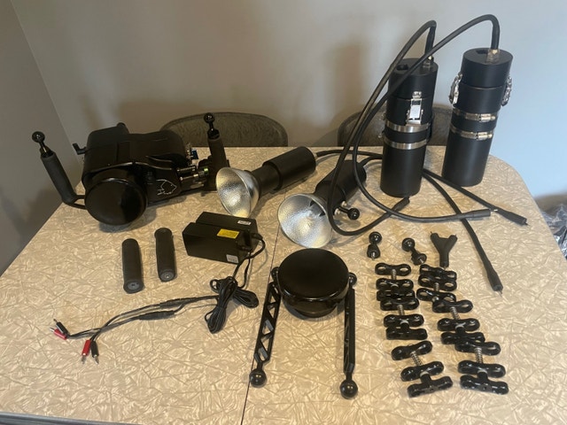 Sony XR550 Gates housing, HID dual video light system