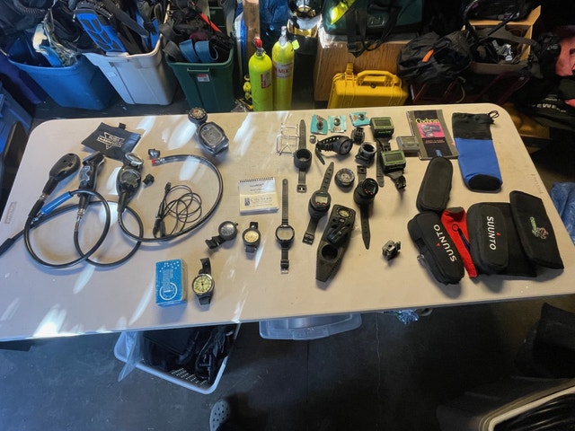 Scuba computers and compasses