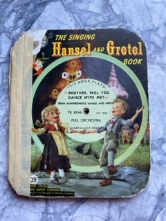 Vintage Hansel and Gretel record story book