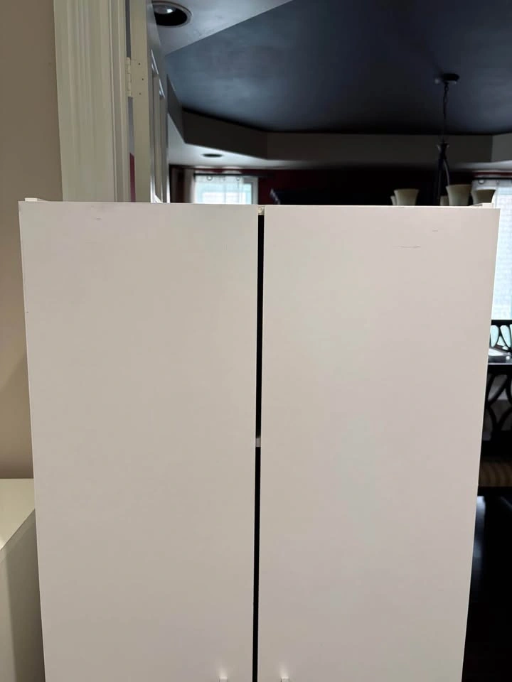 USED 2-Door Storage/Pantry Cabinet With Adjustable Shelves, Whit - photo 2