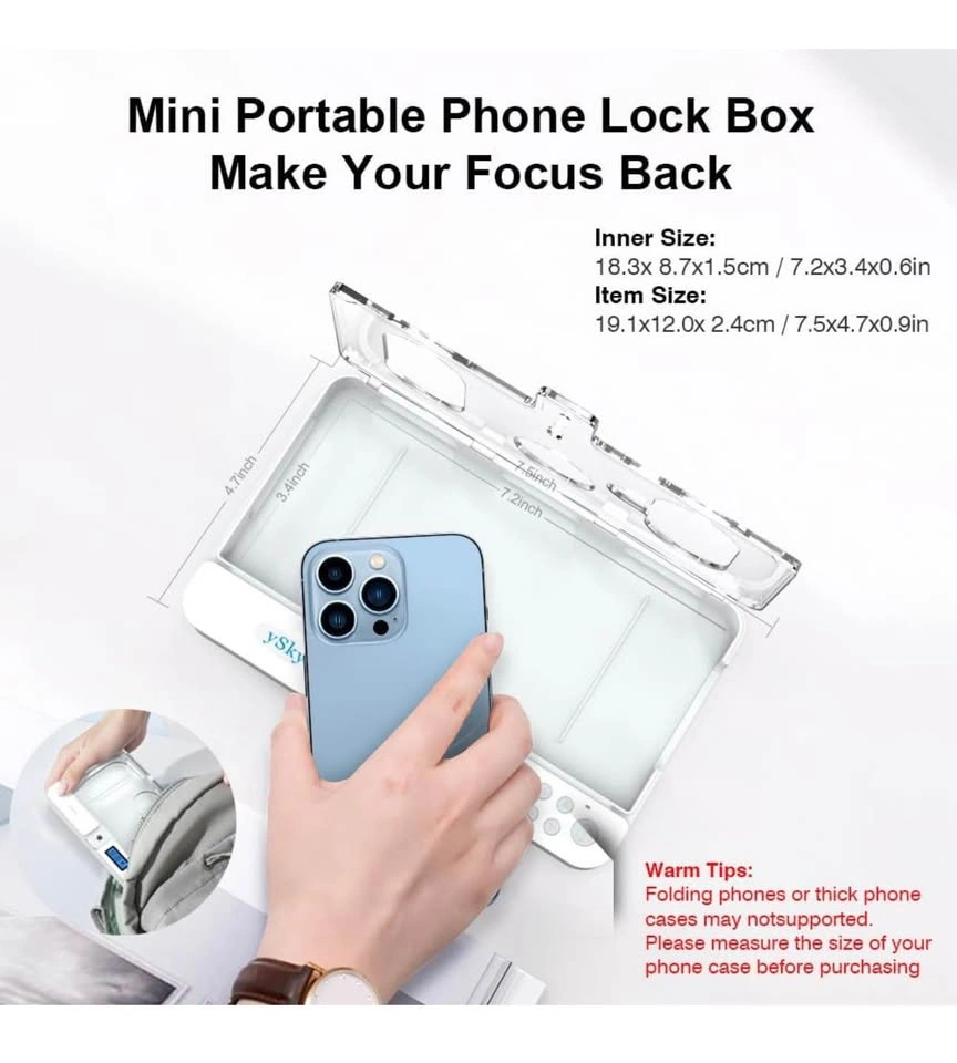 Phone Lock Box with Timer - photo 5