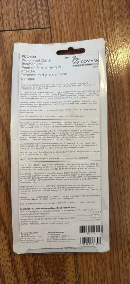 Comark PDQ400 Digital Thermometer - photo 2