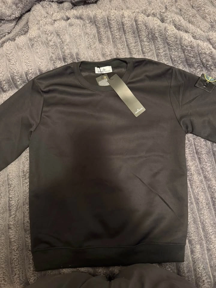 Brand New Stone Island Crewneck, Black S