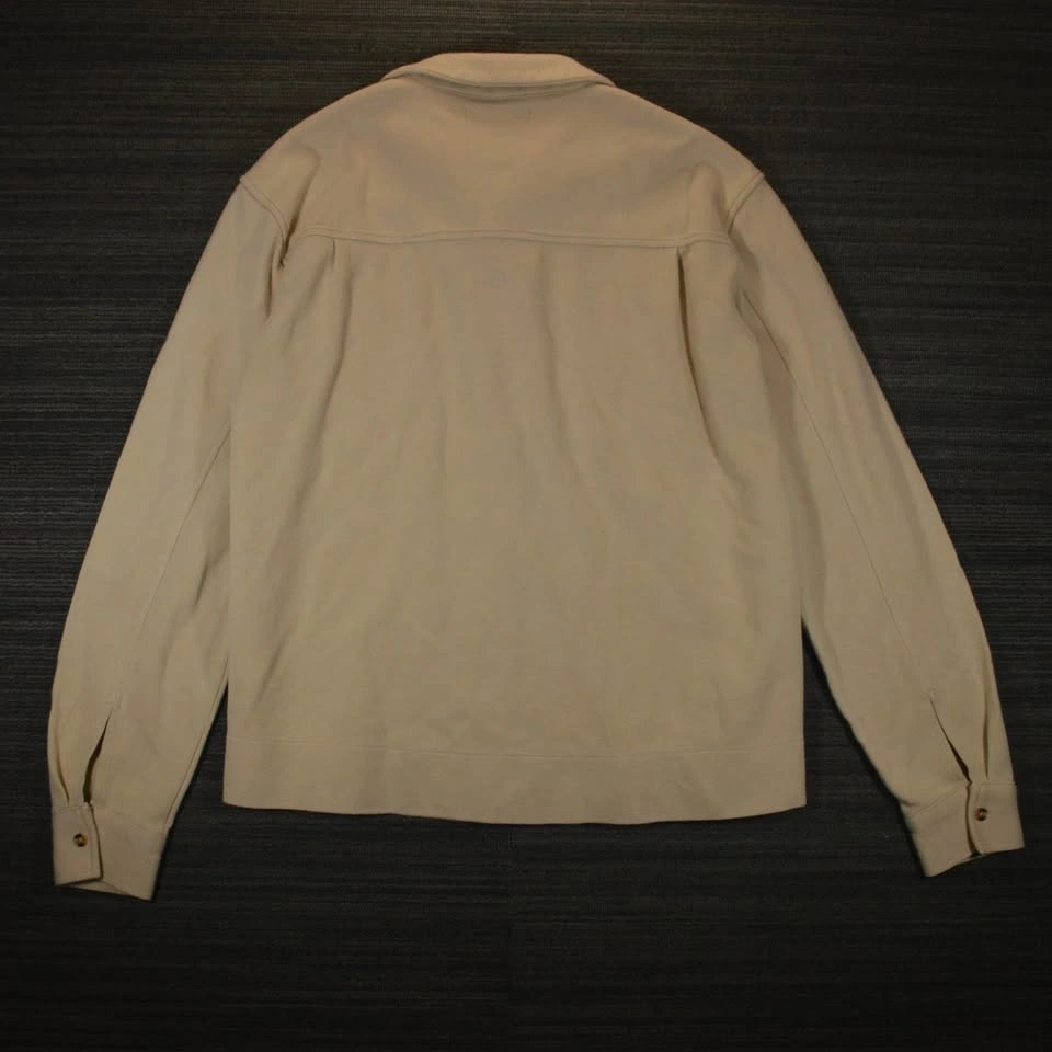 Men’s Oak + Fort Beige Ribbed Button-Up Overshirt XS - photo 2