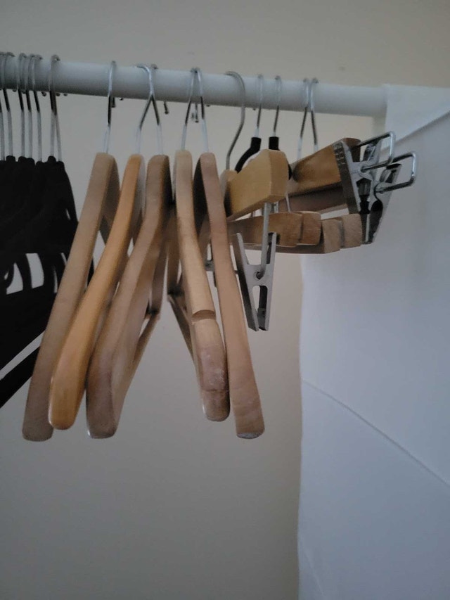 $1 each Wood Hangers