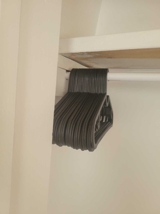 $0.20 each Plastic Clothes Hangers