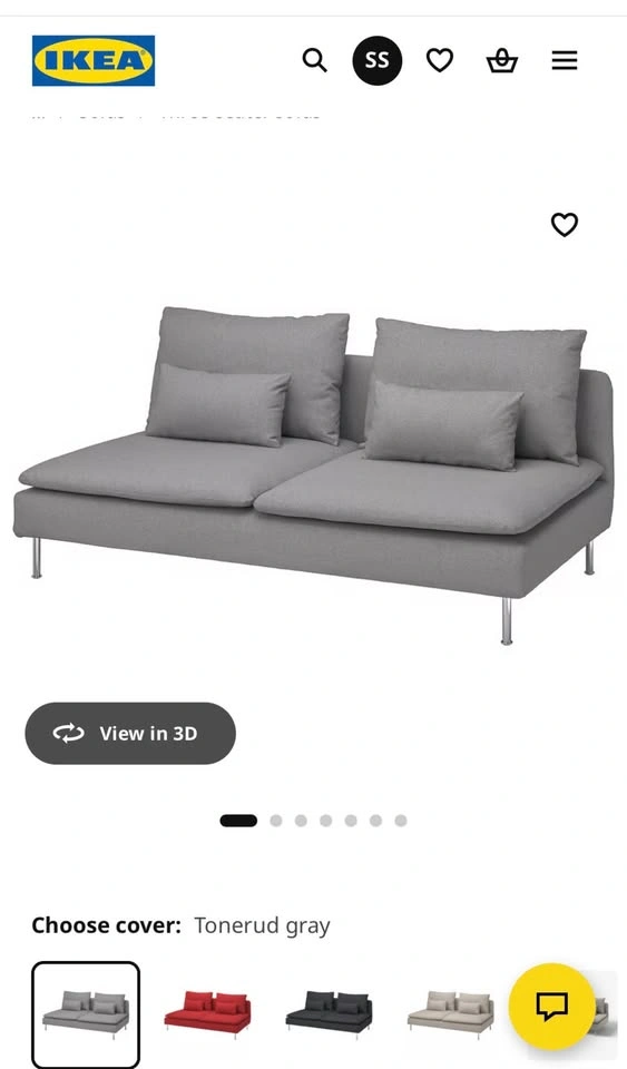 MOVING OUT: IKEA SÖDERHAMN Sofa Section (Tonerud Gray) - photo 2