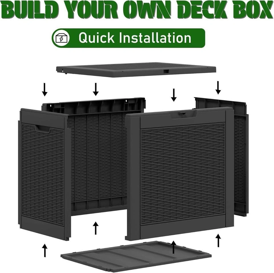 NEW-31 Gallon Resin Outdoor/ Indoor Storage Box - photo 4