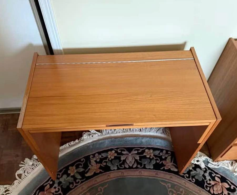 Vintage MCM Teak Vanity/Dressing Table w/Mirror - photo 3