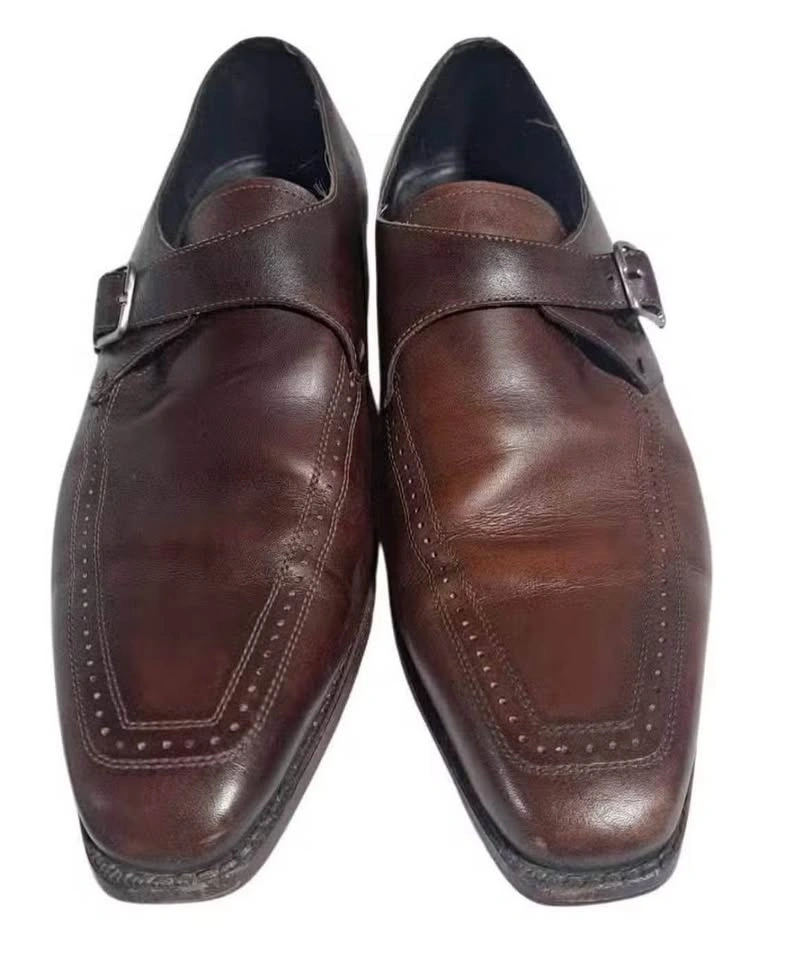Canali Men’s Monk Strap Shoes | Size USA 8 Standard - photo 2