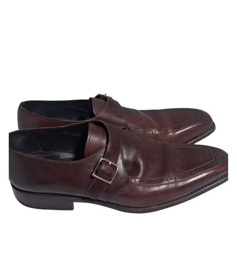 Canali Men’s Monk Strap Shoes | Size USA 8 Standard - photo 4