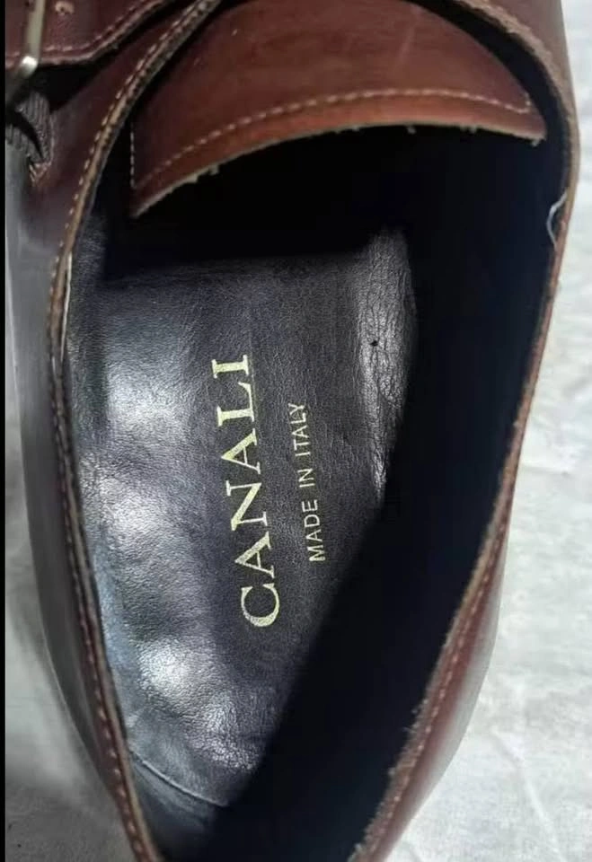 Canali Men’s Monk Strap Shoes | Size USA 8 Standard - photo 5