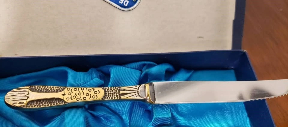Brand new- Mid Century Silver Plated fruit knives, Made in Israe - photo 2