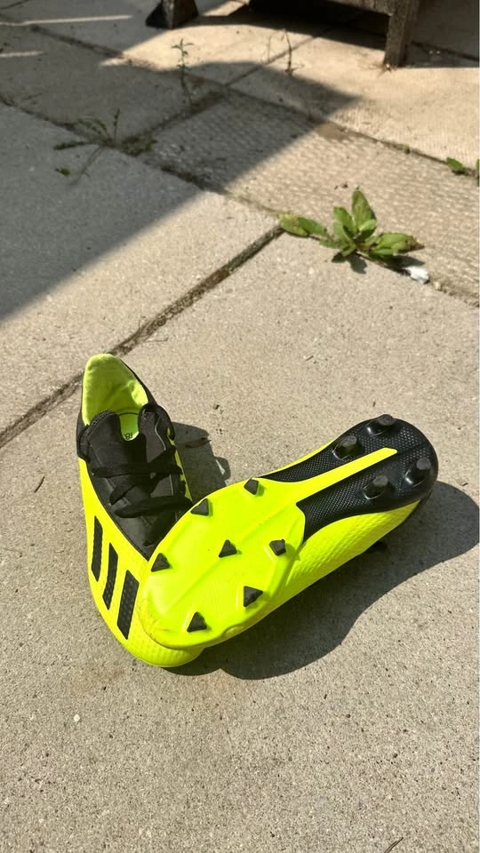 Adidas X Kids Soccer Cleats – US Size 1 – Neon Yellow/Black - photo 4
