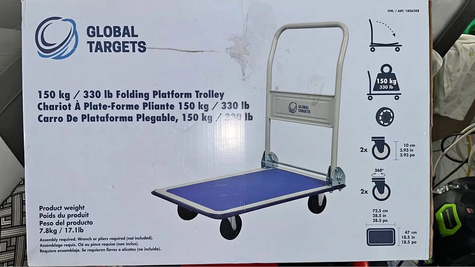 Brand New Folding Platform Trolley / Moving Cart – 330 lb Capaci