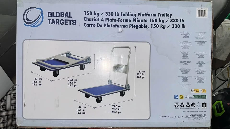Brand New Folding Platform Trolley / Moving Cart – 330 lb Capaci - photo 2