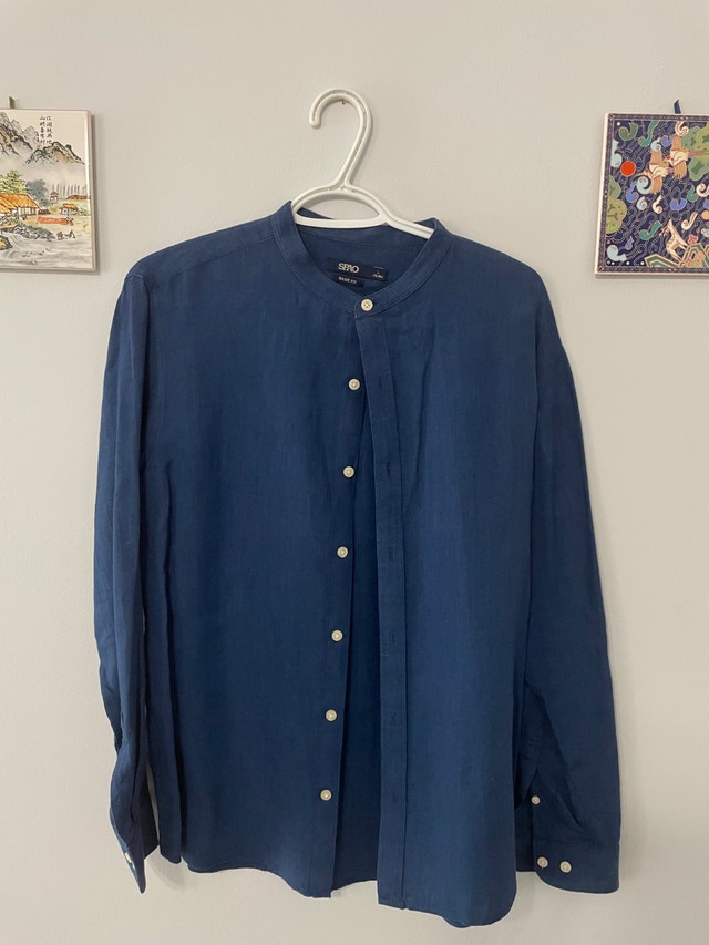 Mandarin Collar Shirt