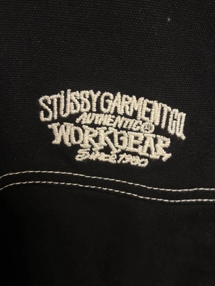 Stussy embroidered work Jacket contrast stitch - photo 2