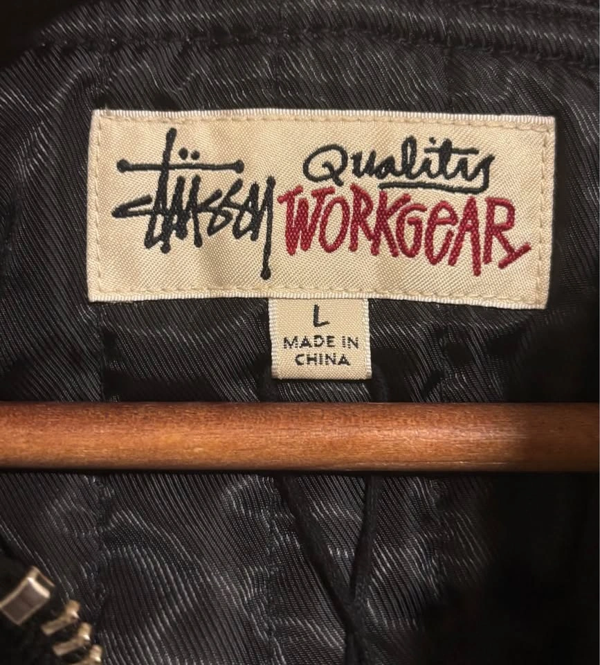 Stussy embroidered work Jacket contrast stitch - photo 4