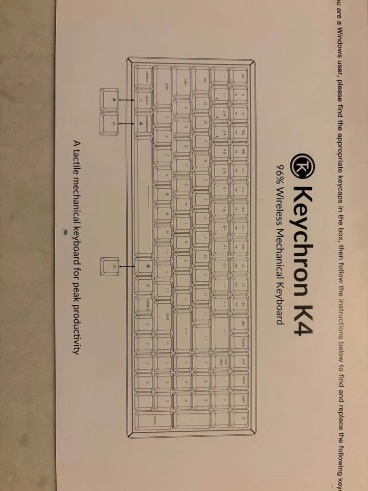 Keychron K4 V2 Wireless Mechanical Keyboard (96% Layout) - photo 4