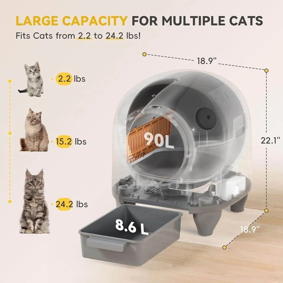 Self-Cleaning Cat Litter Box - photo 2