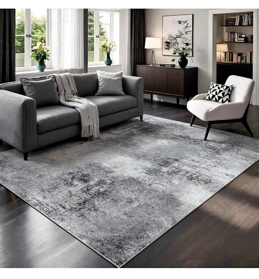 Brand new Modern Abstract 8x10 Area Rug - Washable & Non-Slip