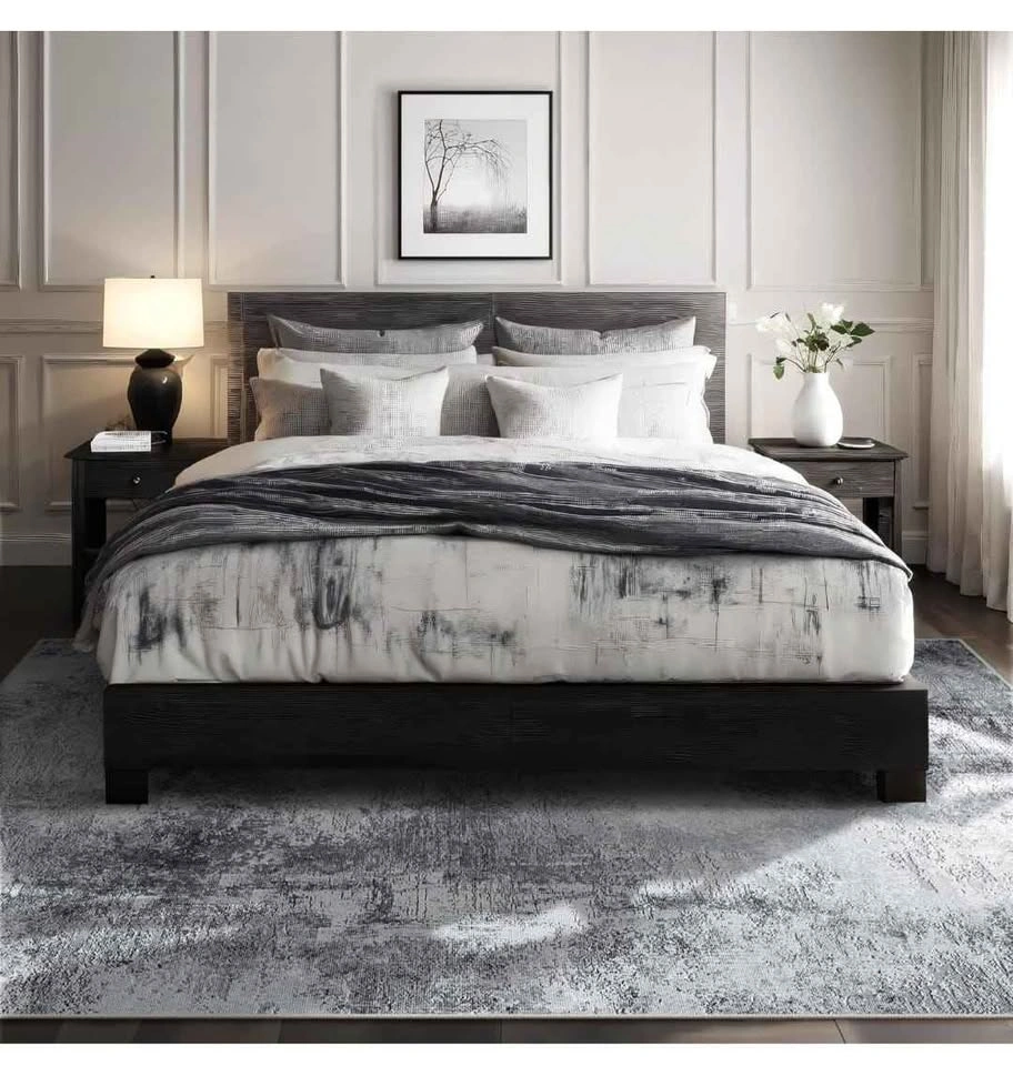 Brand new Modern Abstract 8x10 Area Rug - Washable & Non-Slip - photo 4