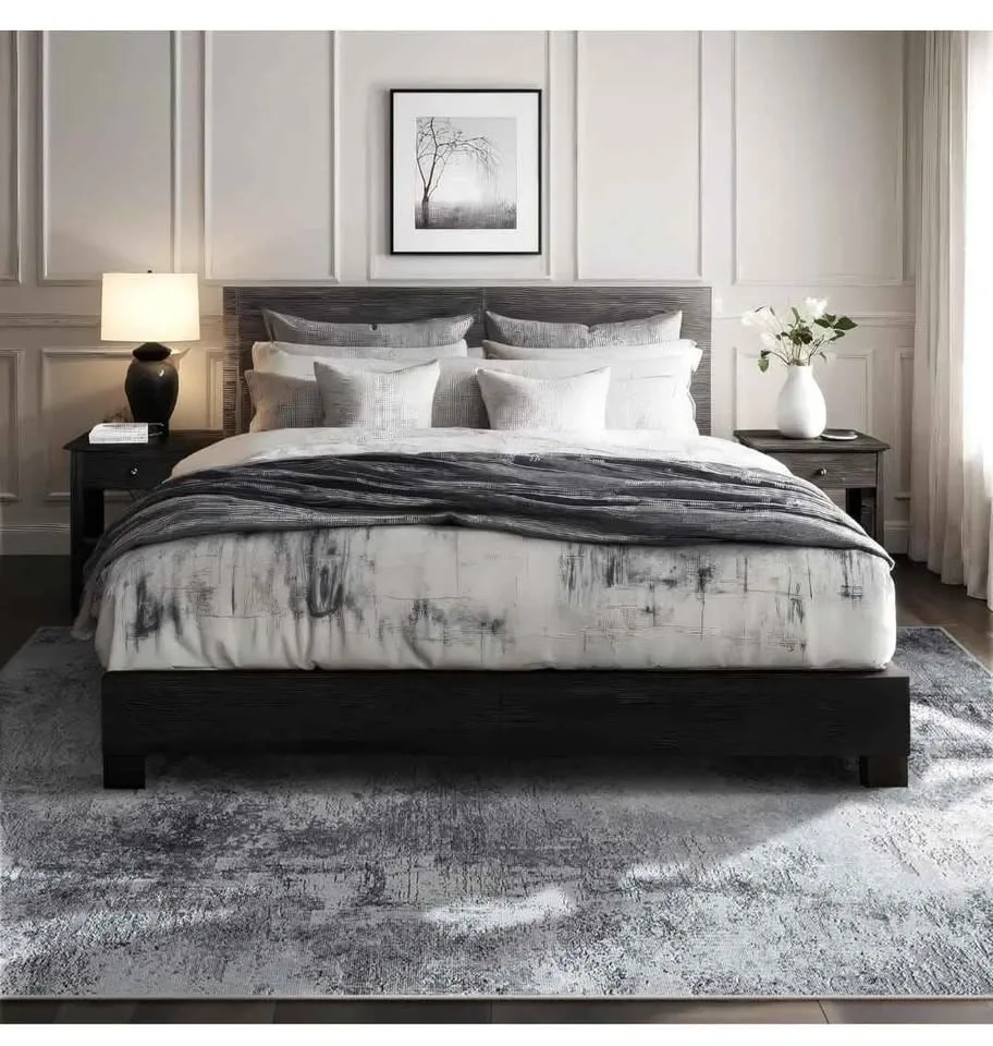 Brand new Modern Abstract 8x10 Area Rug - Washable & Non-Slip - photo 4