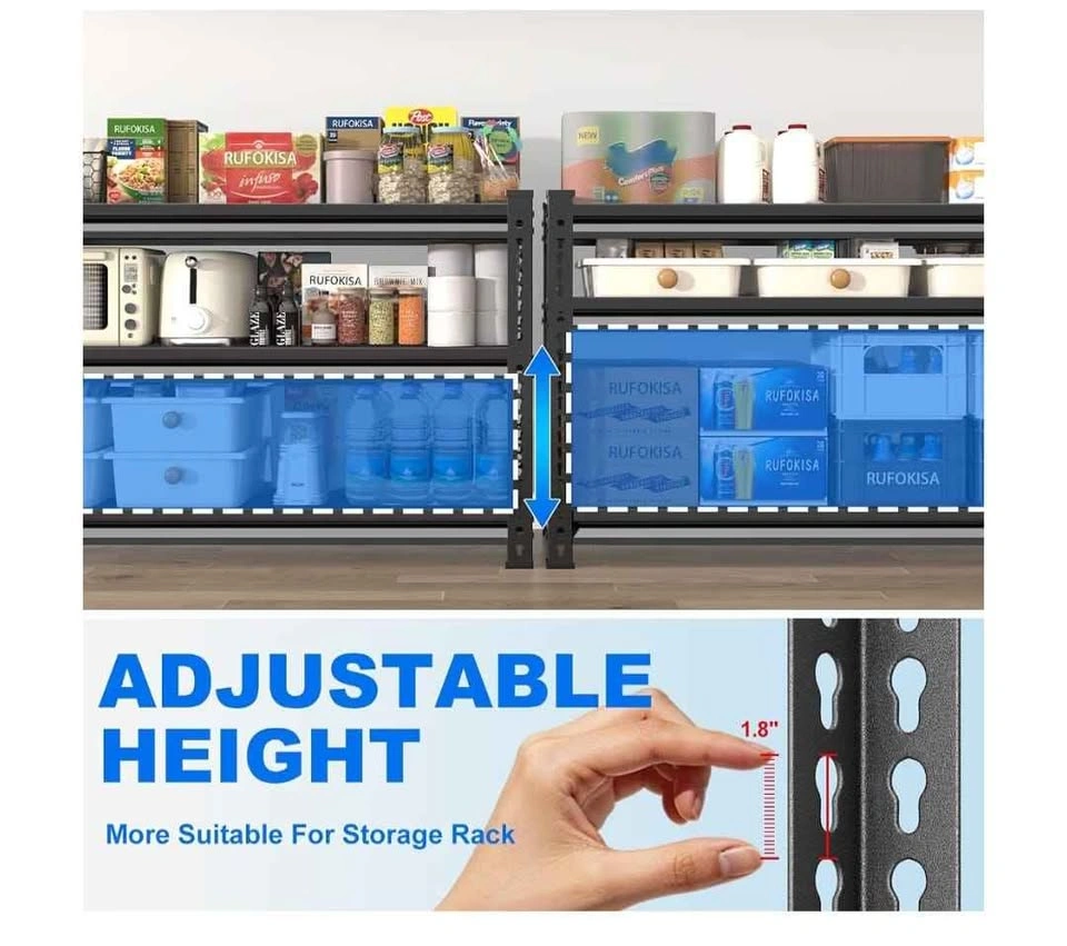 Heavy Duty 3-Tier Metal Garage Shelves (1800lbs) - photo 3