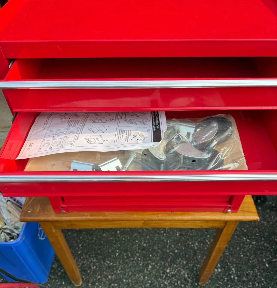 Brand New 2-in-1 Rolling 5-Drawer Tool Chest and Cabinet - photo 2