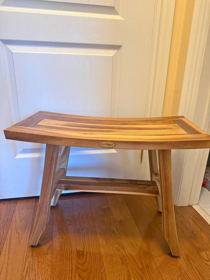 Teak waterproof bench