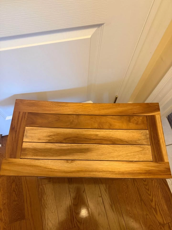 Teak waterproof bench - photo 2