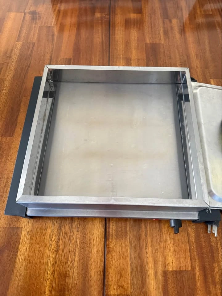 Bravetti 2 tray stainless steel buffet server - photo 3