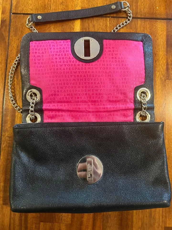 Kate Spade New York black quilted leather shoulder bag - photo 2