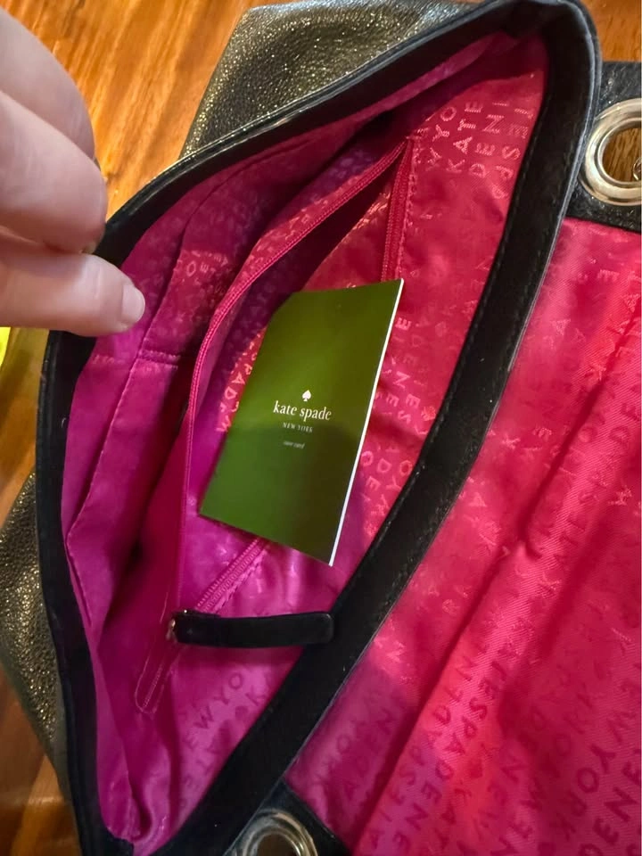 Kate Spade New York black quilted leather shoulder bag - photo 5
