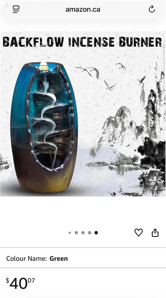 Backflow waterfall incense burner - photo 4