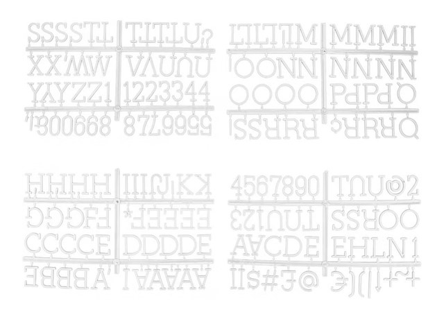 White letters for letter board - photo 2