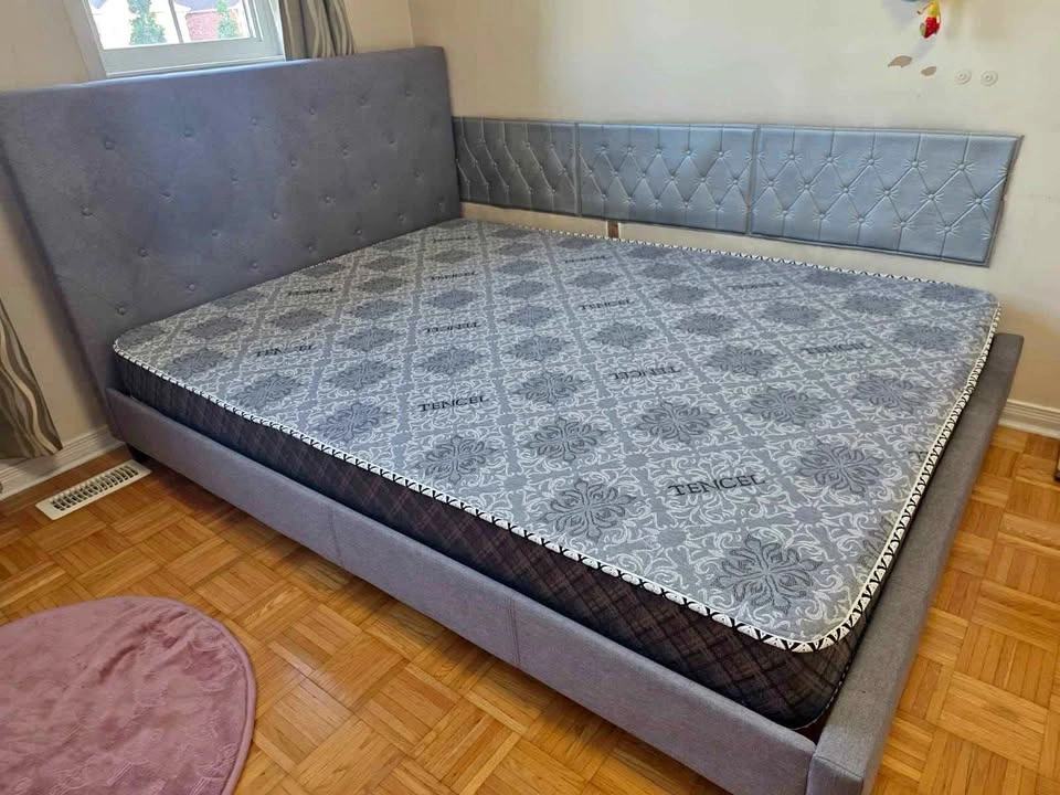 Lightly used mattress and frames (Queen)