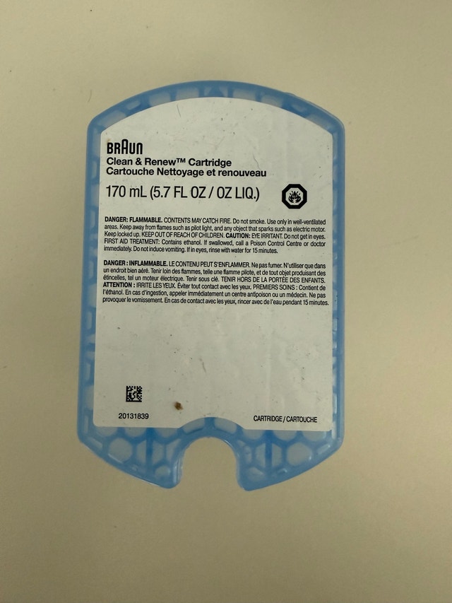 Braun Clean & Renew Cartridge