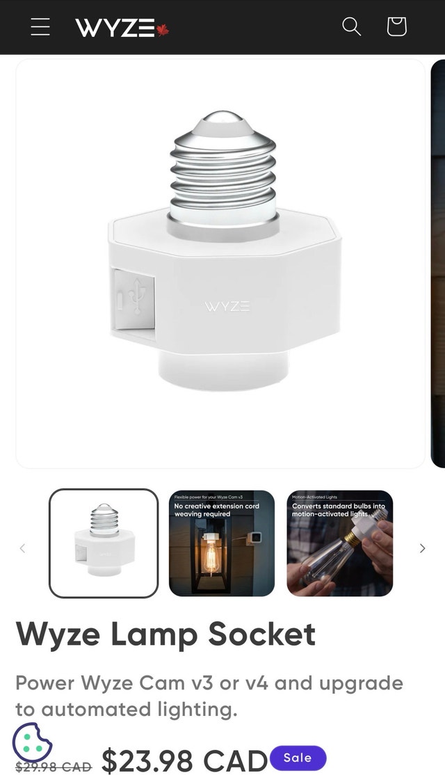 Wyze Lamp Socket
