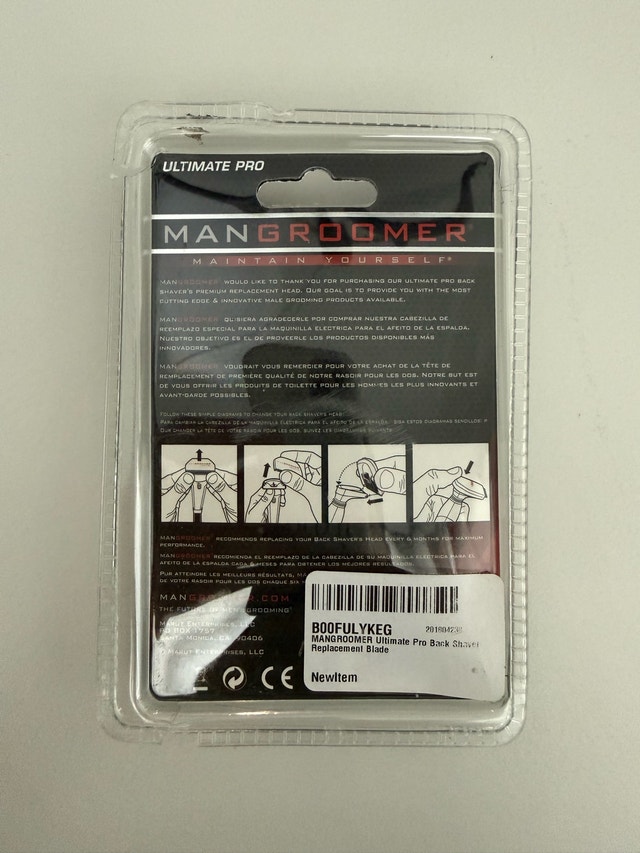 MANGROOMER Ultimate Pro Back Shaver Replacement Head - photo 2