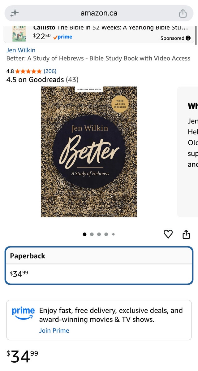 Better: A Study of Hebrews by Jen Wilkin - photo 3