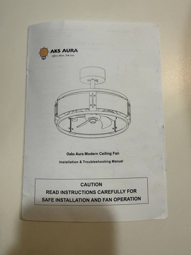 AKS Aura Modern Ceiling Fan - photo 5