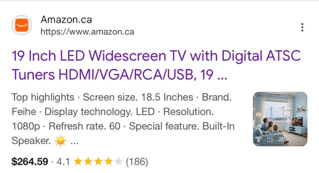 Feihe 19 Inch LED Widescreen TV - photo 4