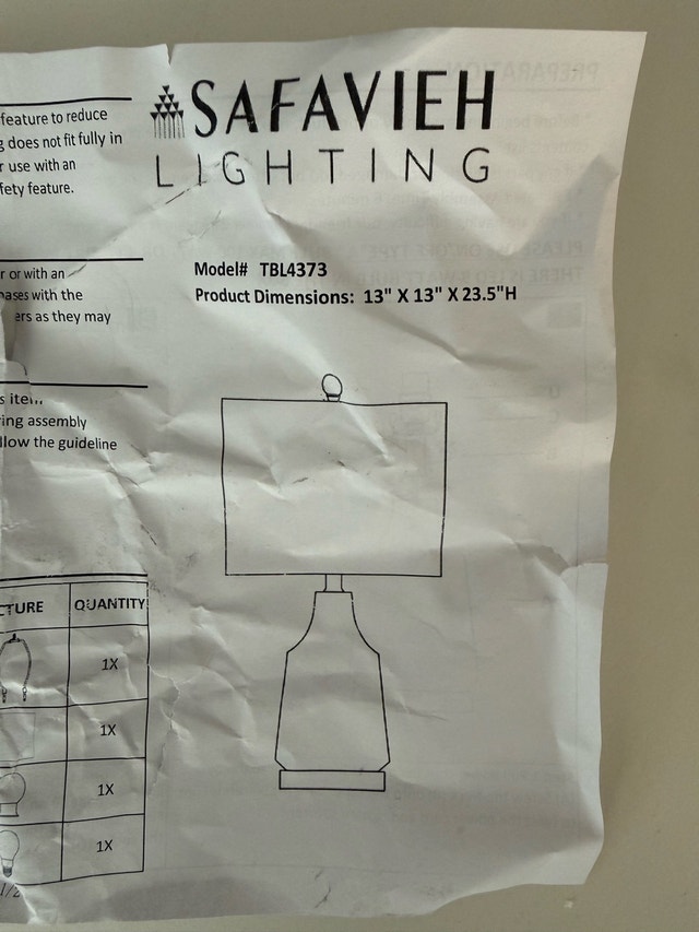 Safavieh Atrius Table Lamp - photo 4