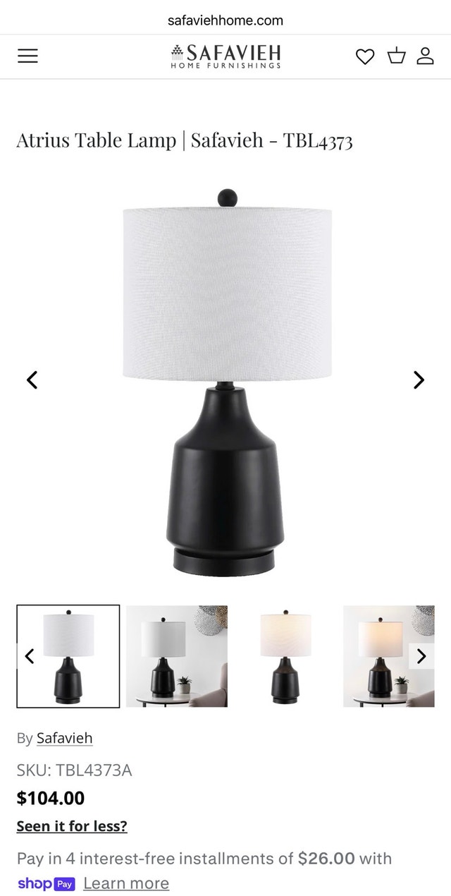 Safavieh Atrius Table Lamp - photo 5