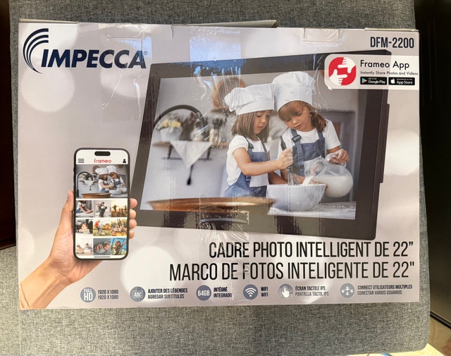 Impecca 22-inch Smart Digital Photo Frame